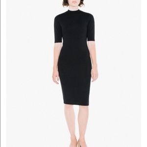 American Apparel Mick Neck Ponte Dress